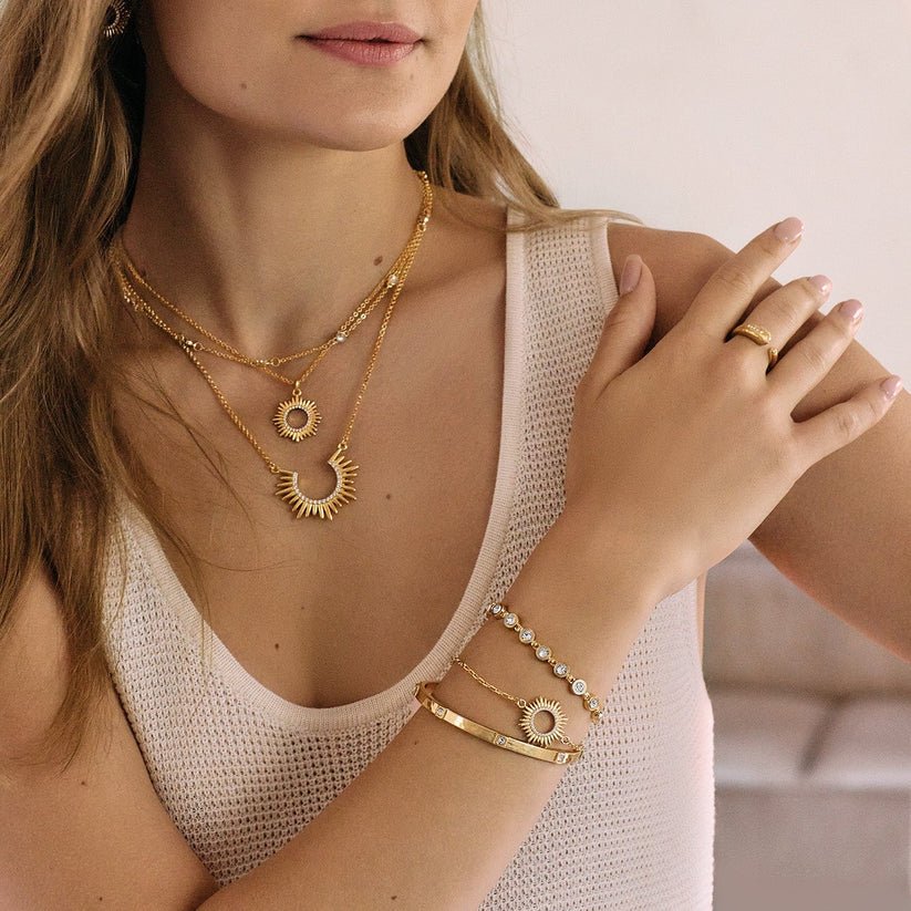 Brighton Solara Gold Sun Bracelet - Juli's Wearable Art