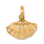 Brighton Solstice Clam Shell Charm | Gold - Juli's Wearable Art