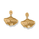 Brighton Solstice Shell Post Earrings | Gold - Juli's Wearable Art