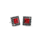 Brighton Sparkle Square Mini Post Earrings - Juli's Wearable Art