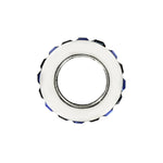 Brighton Spectrum Crystal Bead | Silver & Blue - Juli's Wearable Art