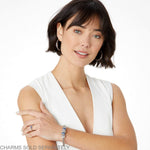 Brighton Spectrum Crystal Bead | Silver & Blue - Juli's Wearable Art