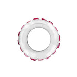 Brighton Spectrum Crystal Bead | Silver & Light Rose Pink - Juli's Wearable Art