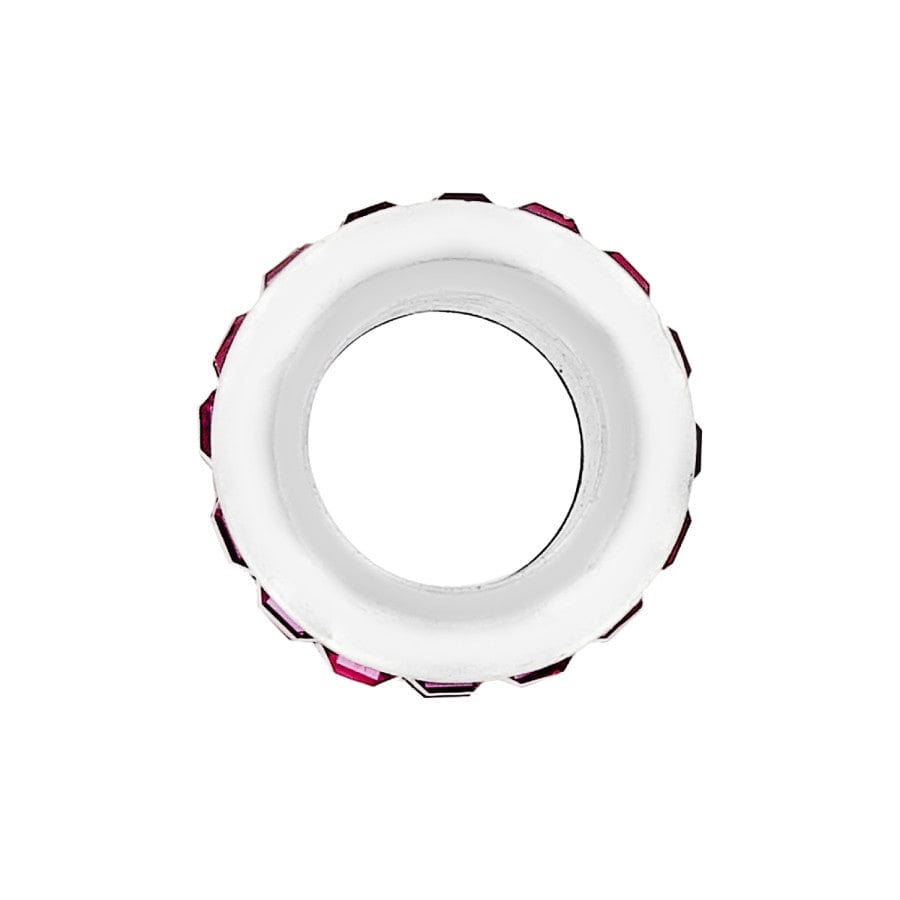 Brighton Spectrum Crystal Bead | Silver & Pink - Juli's Wearable Art