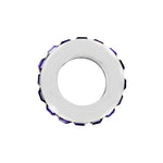 Brighton Spectrum Crystal Bead | Silver & Purple - Juli's Wearable Art