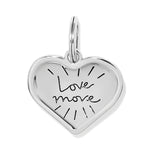 Brighton Token Kosmos Heart Amulet | Silver - Juli's Wearable Art
