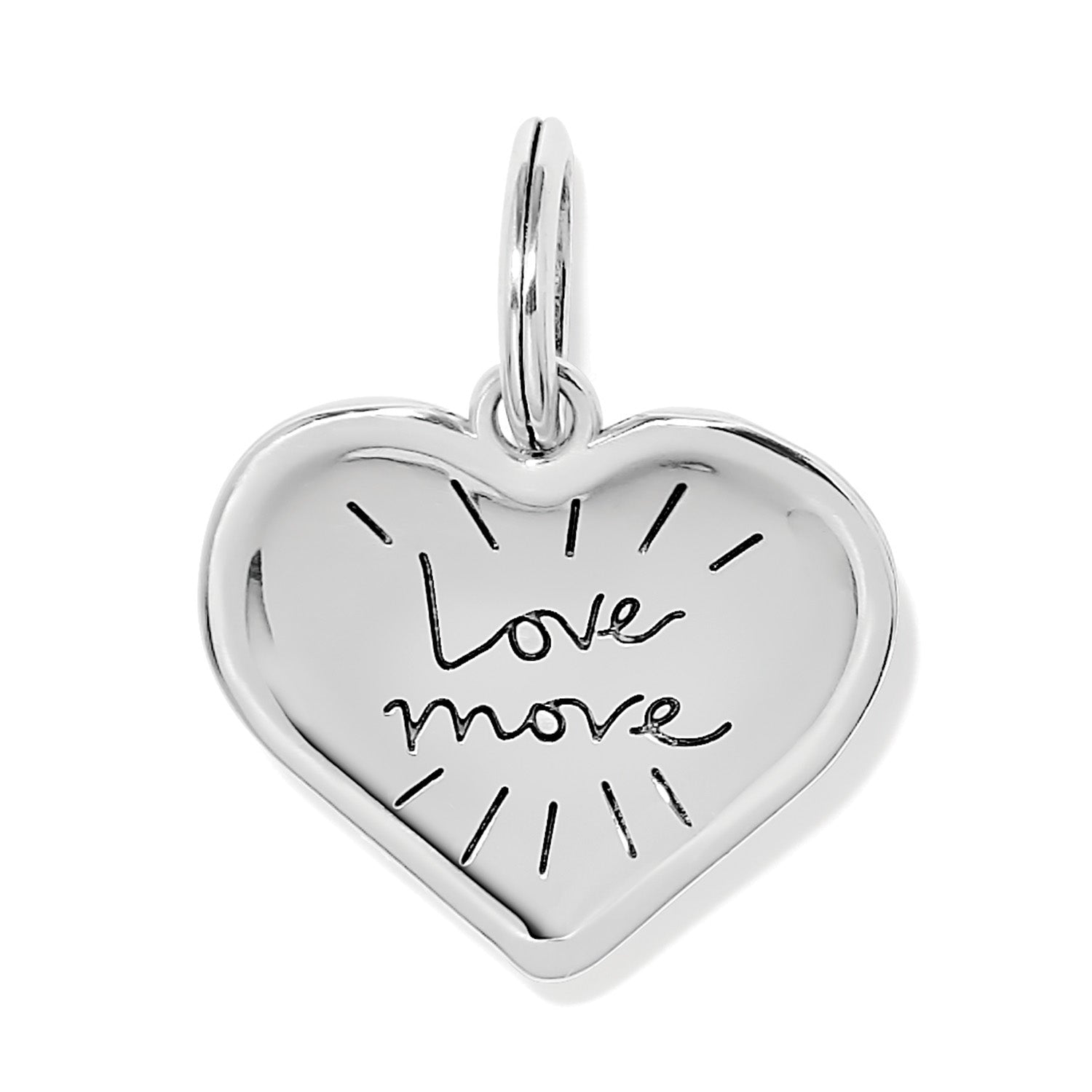 Brighton Token Kosmos Heart Amulet | Silver - Juli's Wearable Art