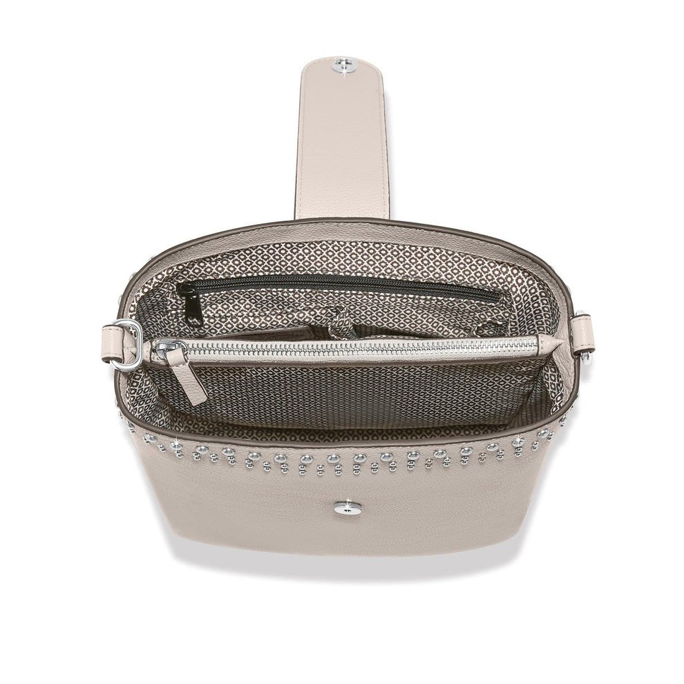Brighton Townsend Bucket Bag in Moonstone Leather - Juli's Wearable Art