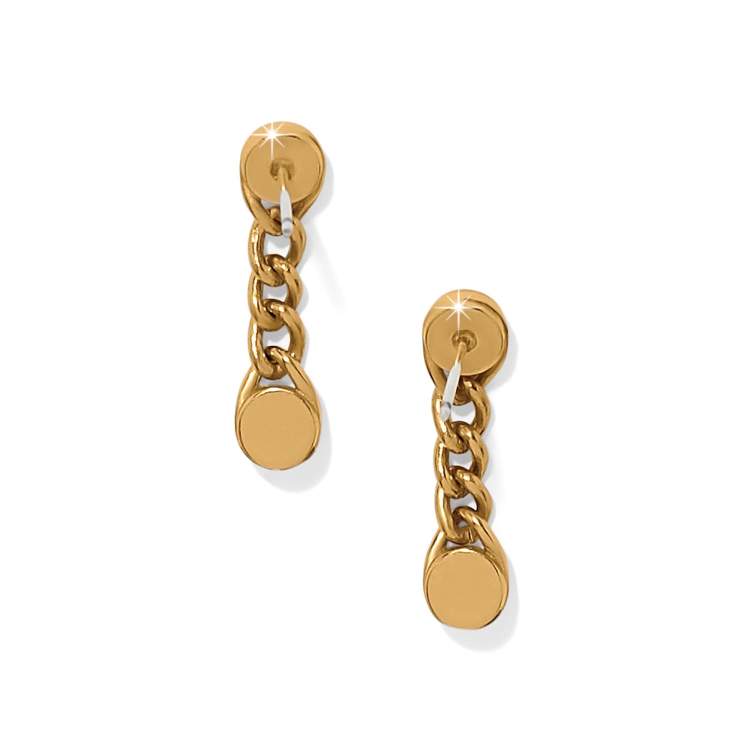 Brighton Trust Life Post Drop Earrings – Gold - Juli's Wearable Art