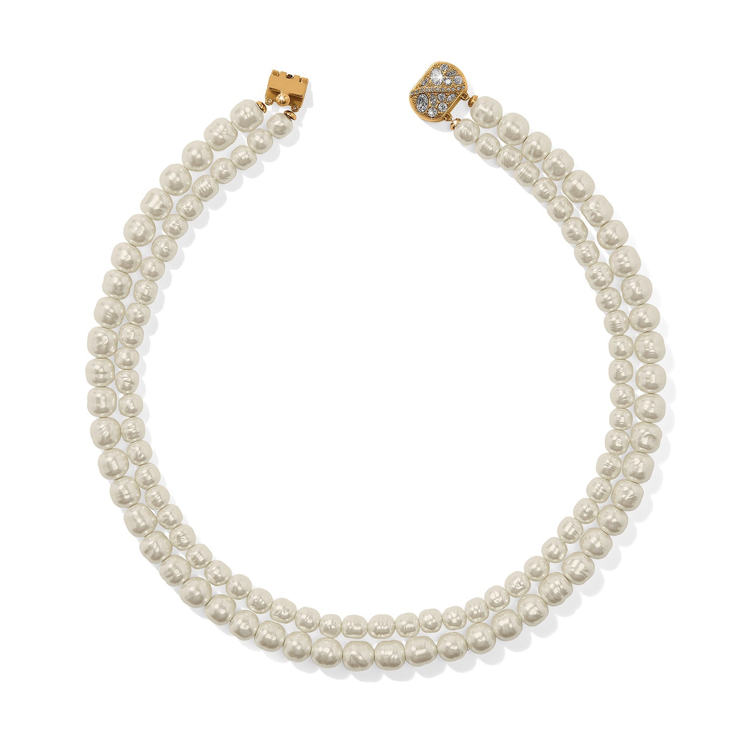 Brighton Trust Your Journey Double Pearl Necklace - Juli's Wearable Art