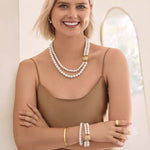 Brighton Trust Your Journey Double Pearl Necklace - Juli's Wearable Art