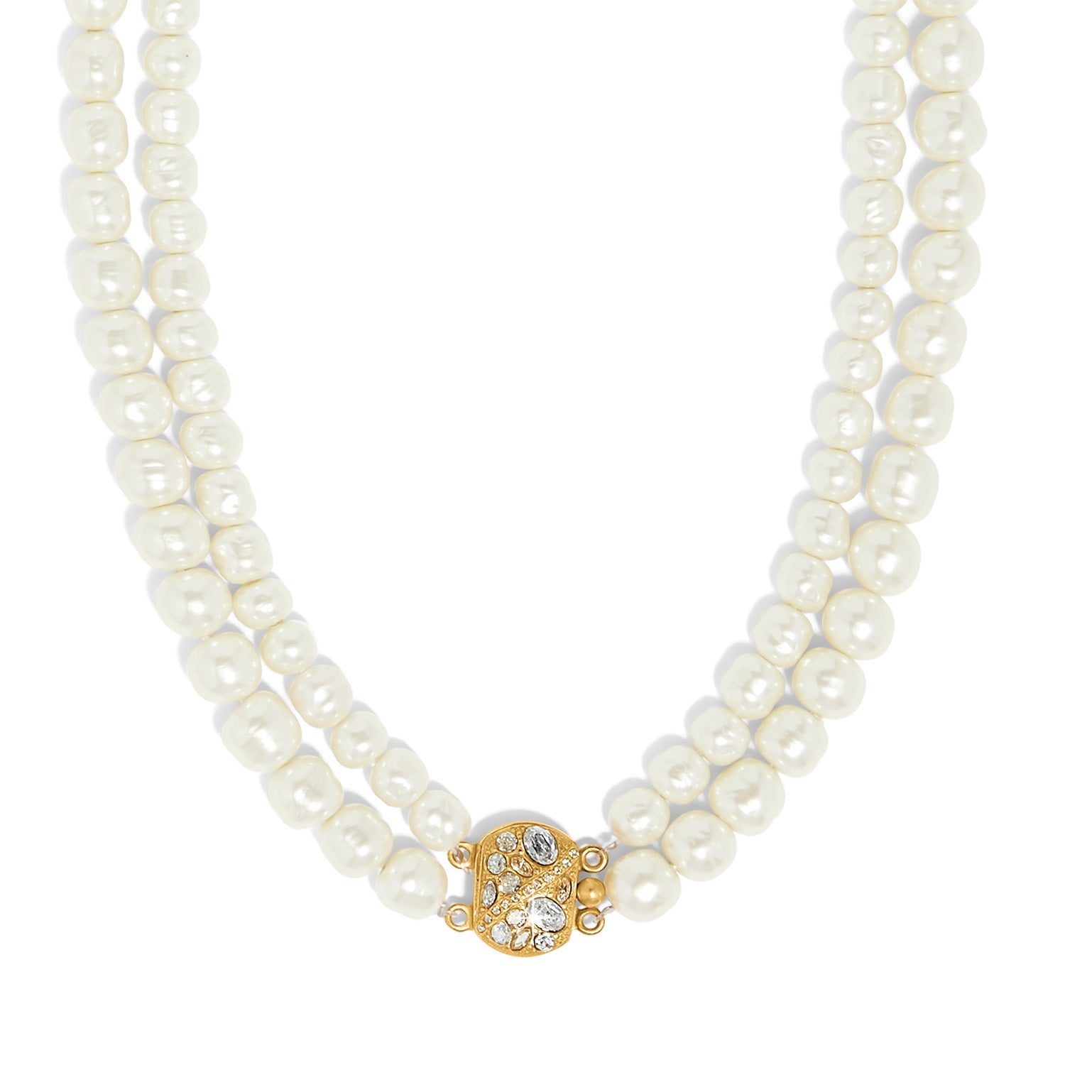 Brighton Trust Your Journey Double Pearl Necklace - Juli's Wearable Art