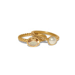 Brighton Trust Your Journey Double Pearl Rings - Juli's Wearable Art