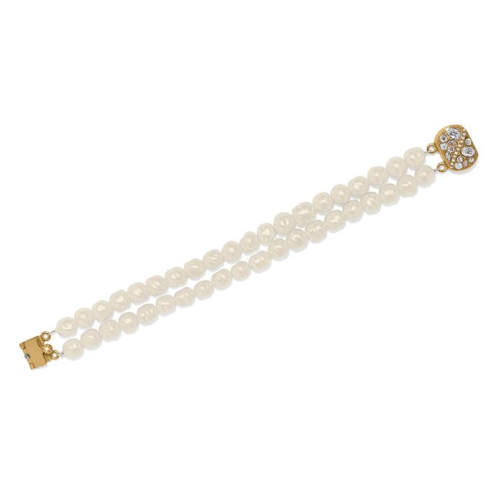 Brighton Trust Your Journey Double Pearl Stretch Bracelet - Juli's Wearable Art