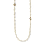 Brighton Trust Your Journey Long Pearl Necklace | Gold - Juli's Wearable Art