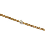 Brighton Trust Your Journey Pearl Chain Short Necklace | Gold - Juli's Wearable Art