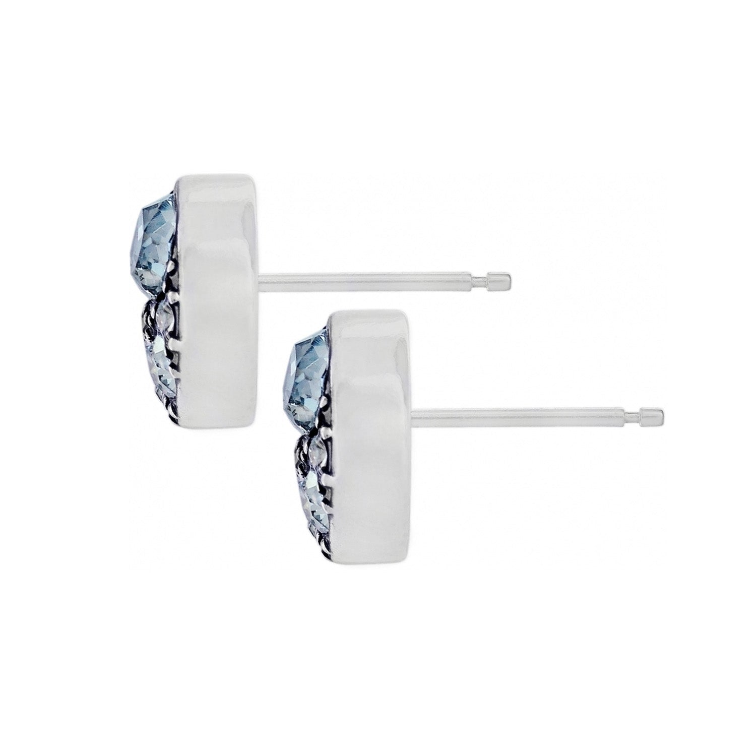 Brighton Trust Your Journey Post Earrings | Aqua - Juli's Wearable Art