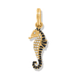 Brighton Twilight Waters Sea Horse Charm | Gold - Juli's Wearable Art