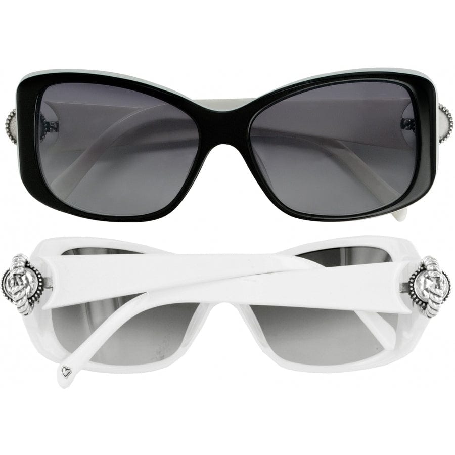 Brighton Twinkle Black - White Sunglasses - Juli's Wearable Art