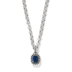 Brighton Twinkle Luxe Blue Necklace | Silver-Blue - Juli's Wearable Art