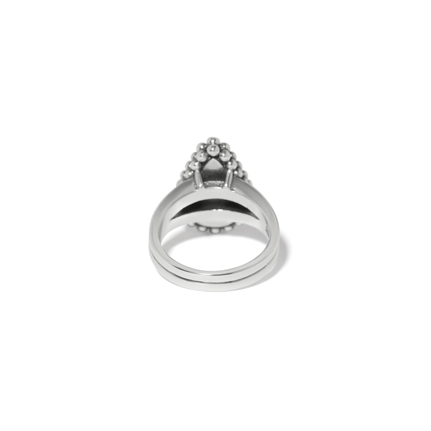 Brighton Twinkle Luxe Teardrop Ring | Silver + Blue - Juli's Wearable Art