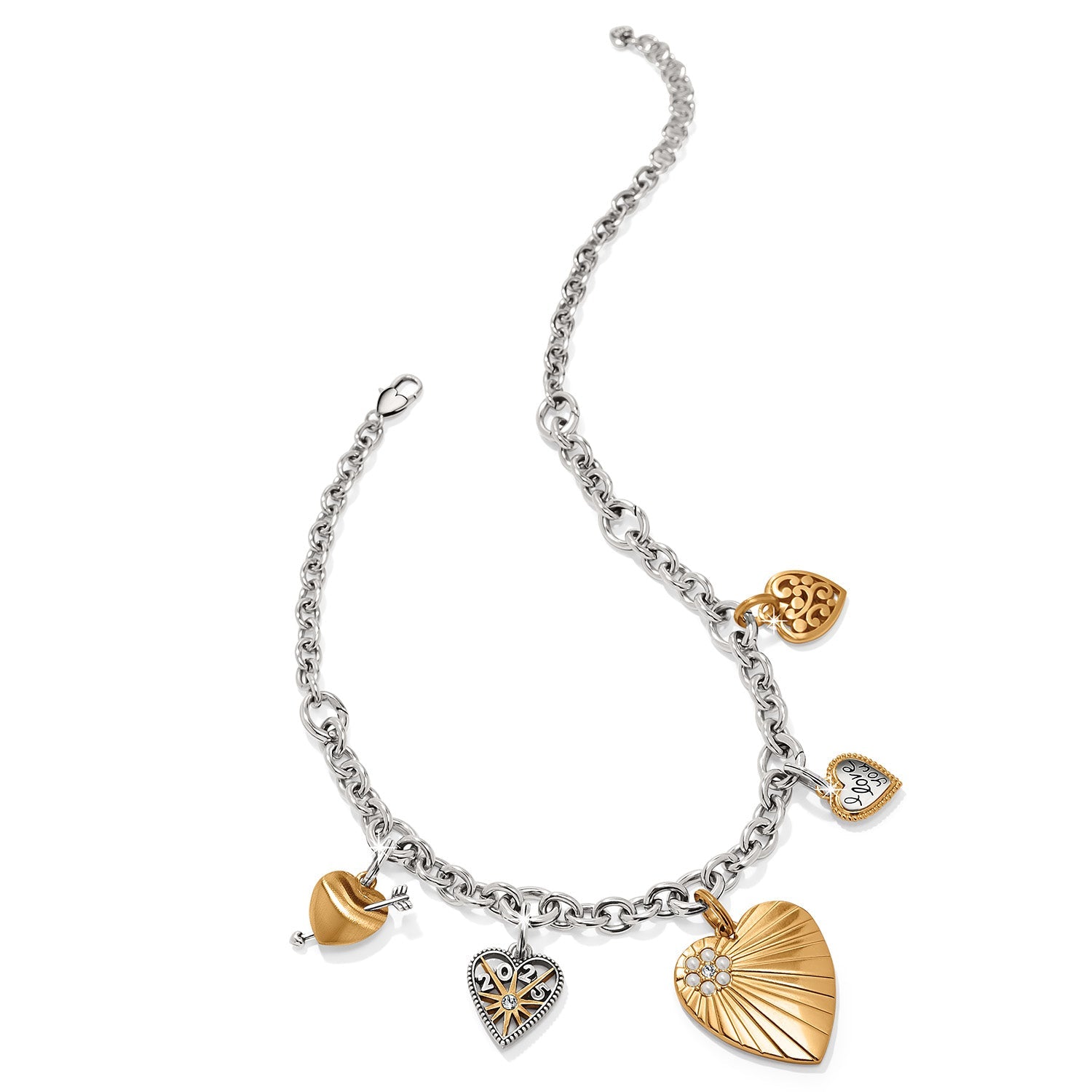 Brighton Two - Tone 2025 Love Charm - Juli's Wearable Art