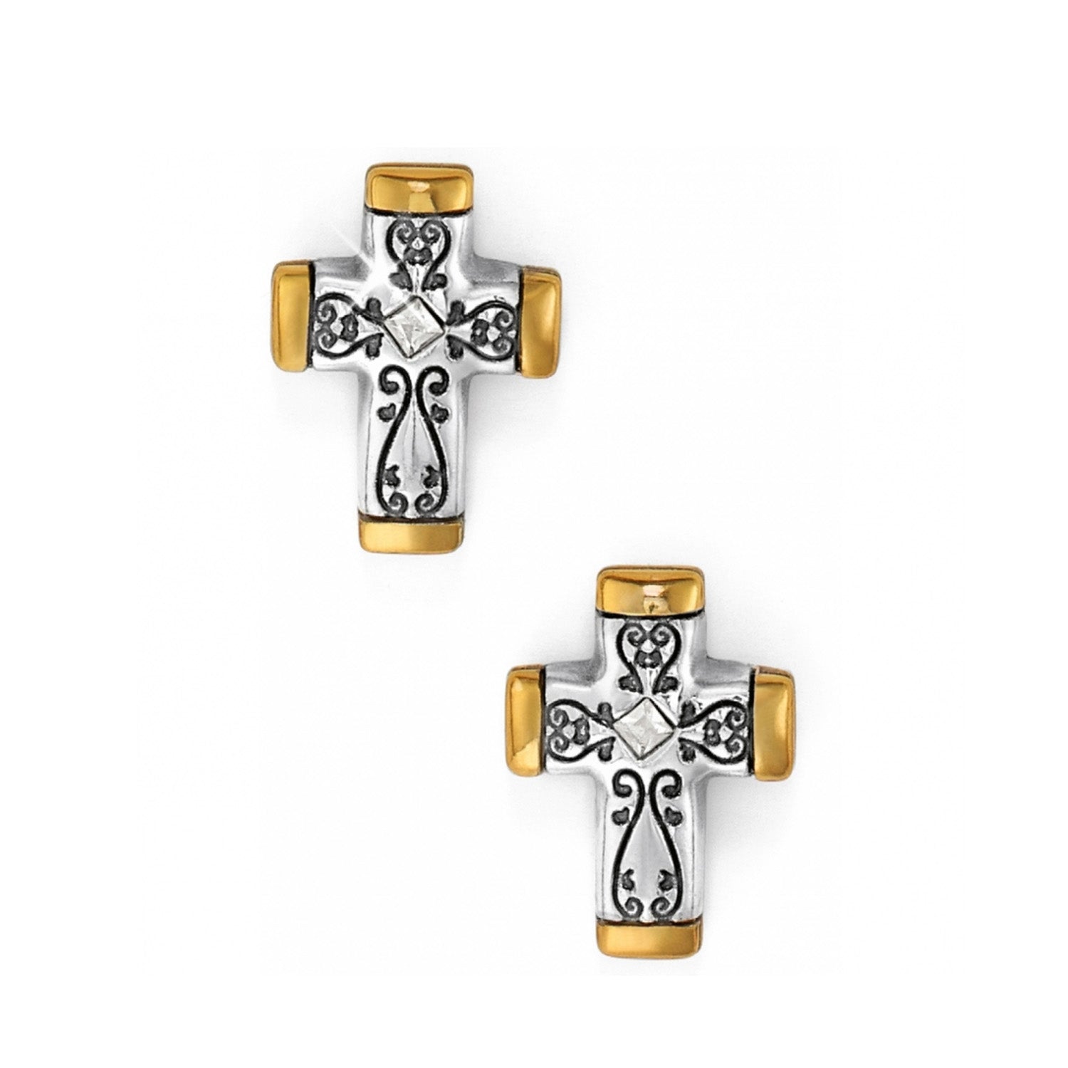 Brighton Venezia Cross Post Earrings - Juli's Wearable Art