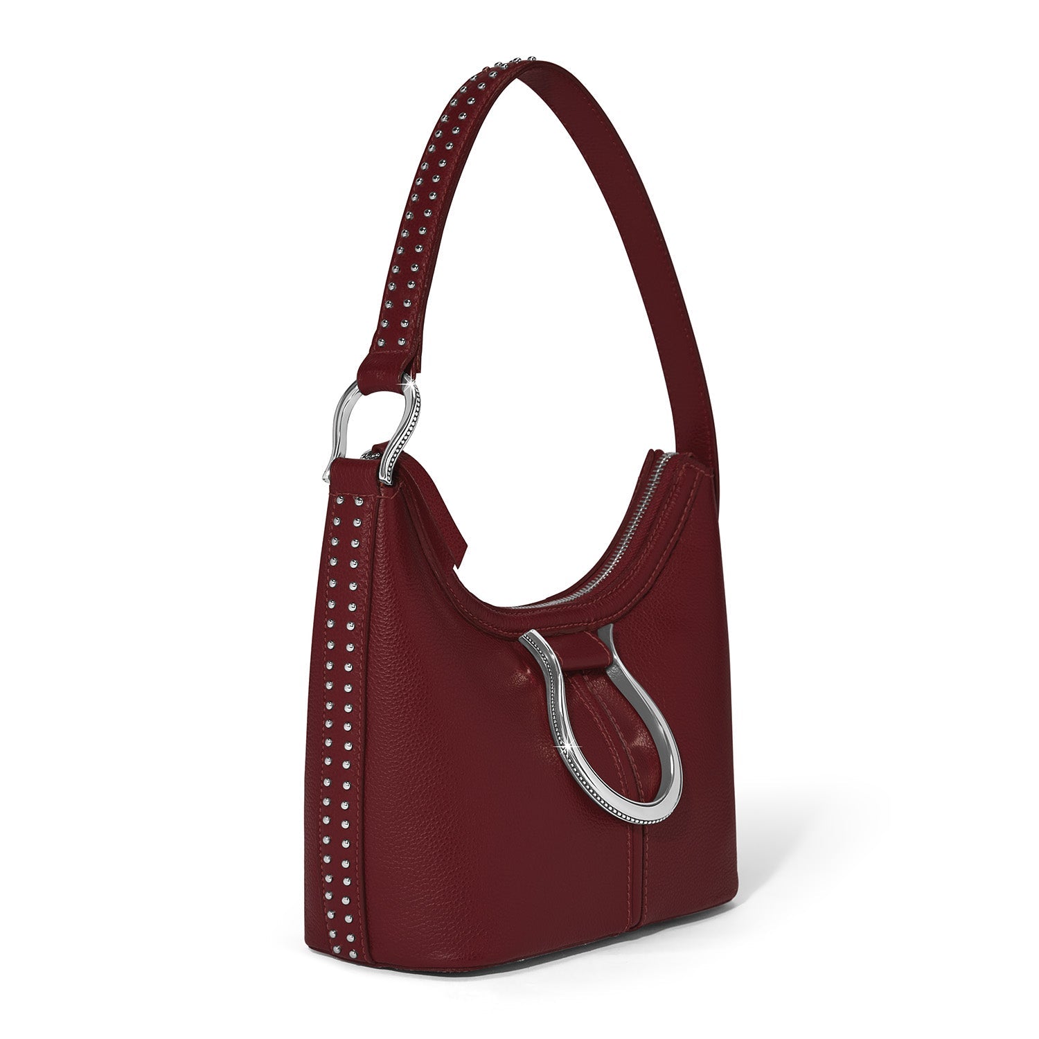 Brighton Wes Small Shoulder Bag | Garnet