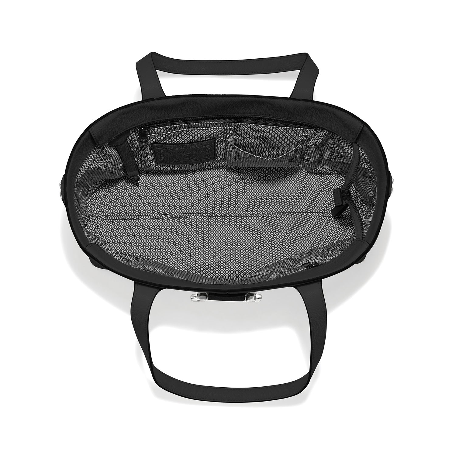 Brighton Pretty Tough Wesley Tote – Black Leather Equestrian-Inspired Bag