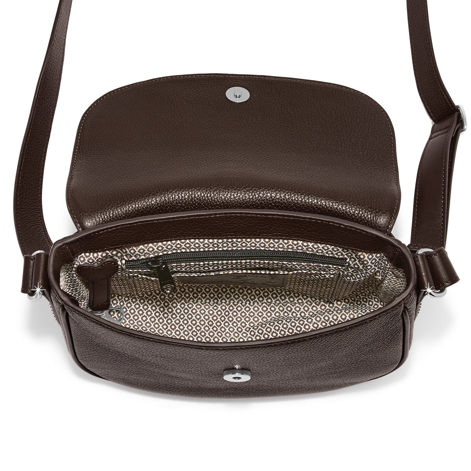 Brighton Weston Saddlebag in Cocoa Tobacco - Juli's Wearable Art