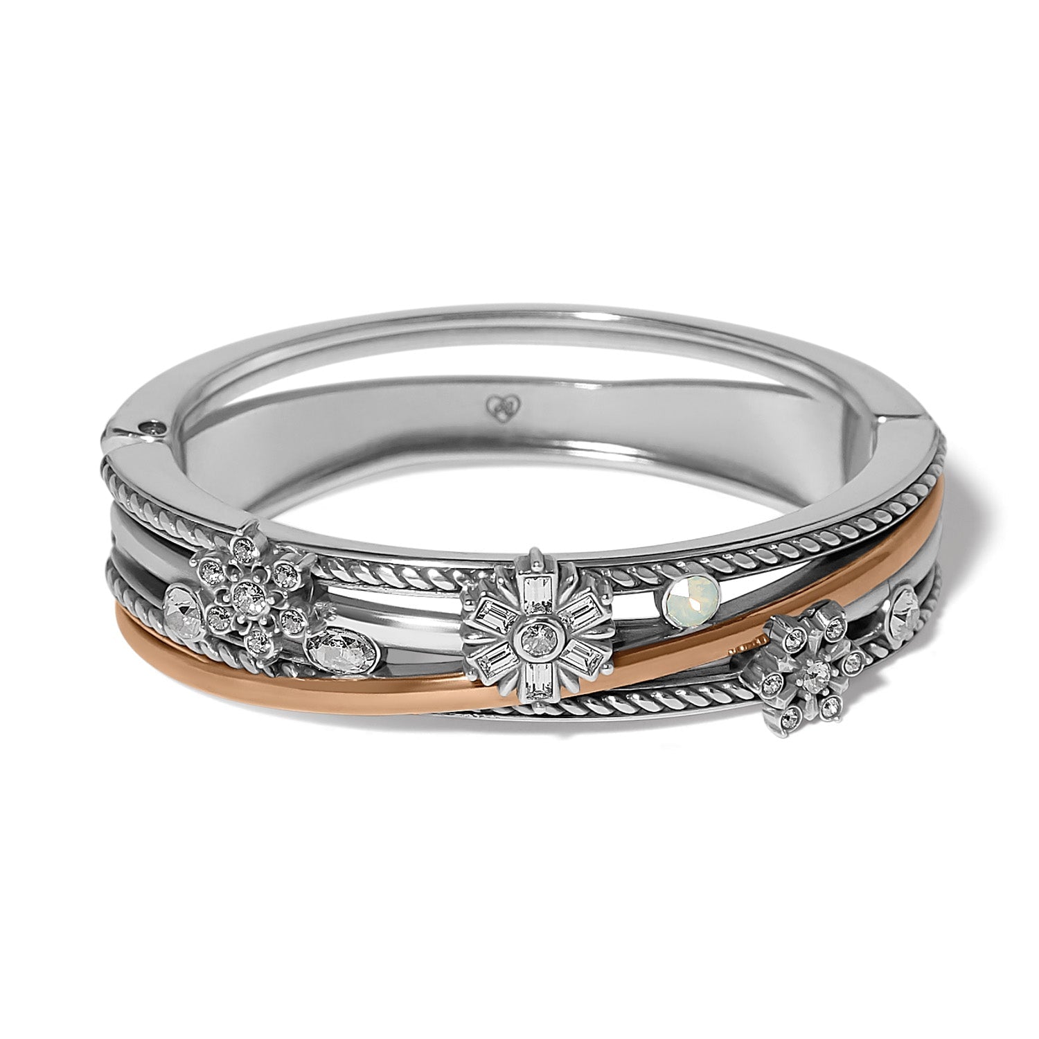 Brighton Winter Romance Hinged Bangle Bracelet