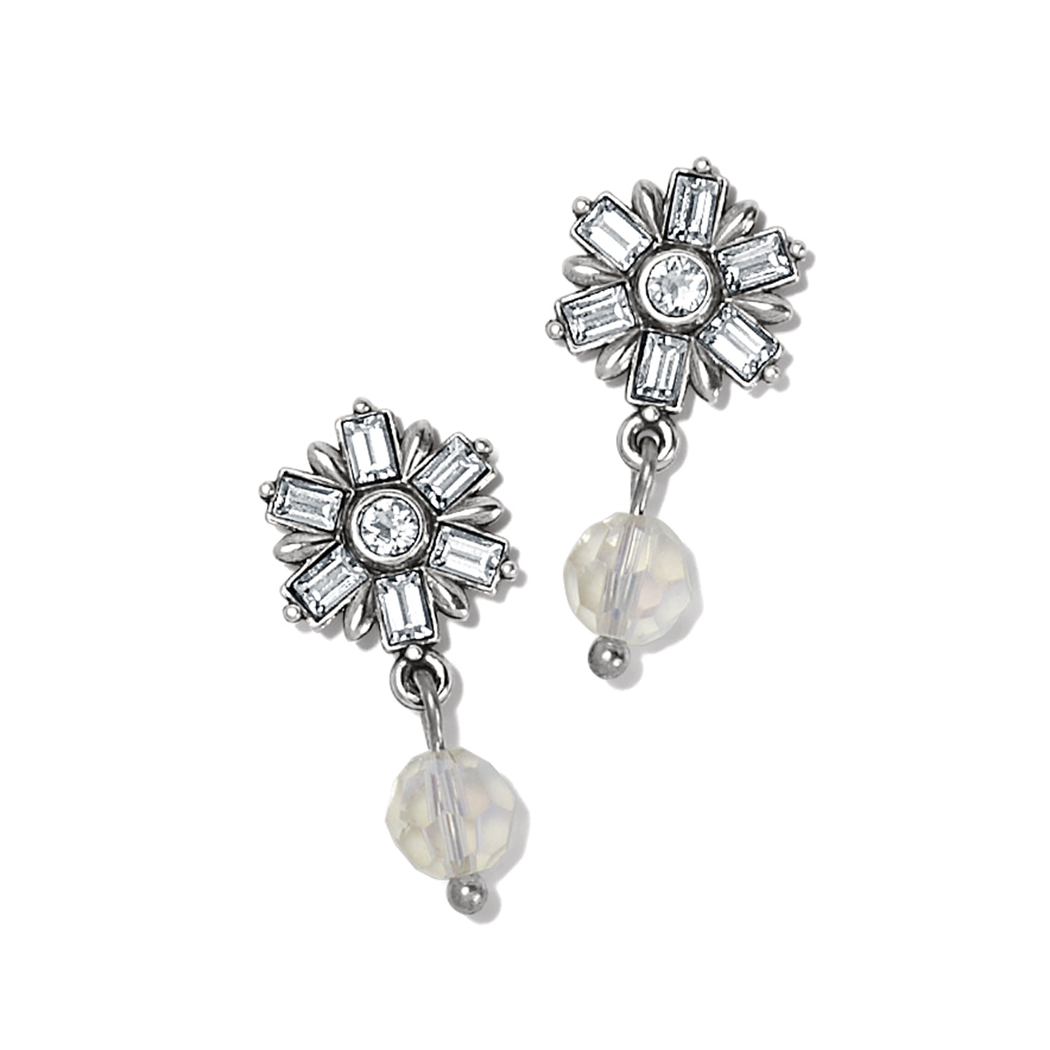 Brighton Winter's Miracle Snowflake Post Drop Earrings