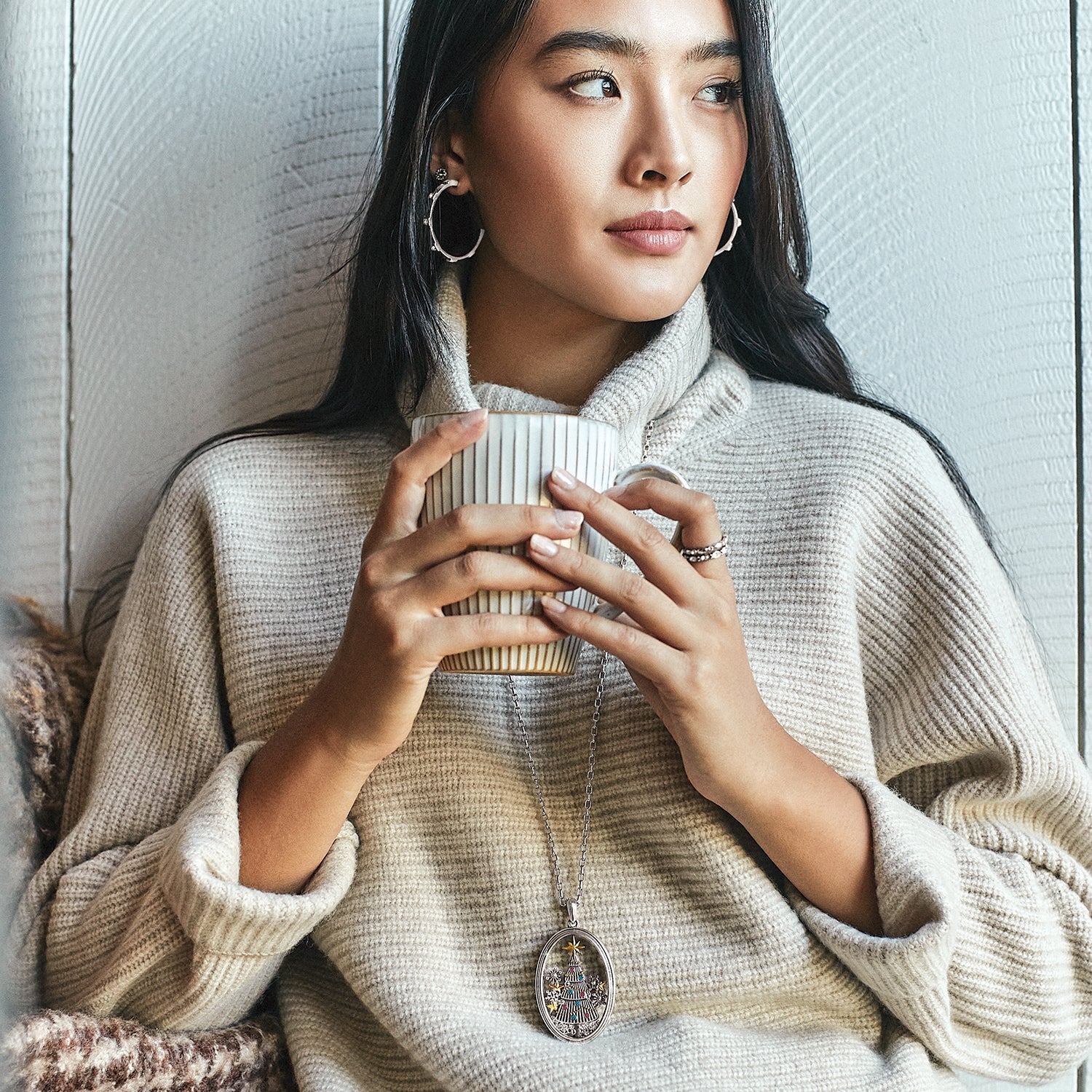 Brighton Wonderful Christmas Time Shaker Necklace - Juli's Wearable Art