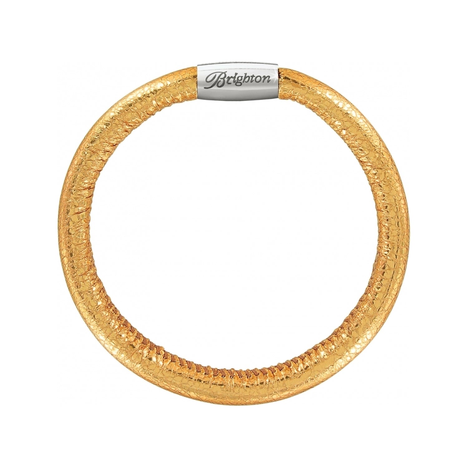 Brighton Woodstock Metallic Gold Single Bracelet - Juli's Wearable Art