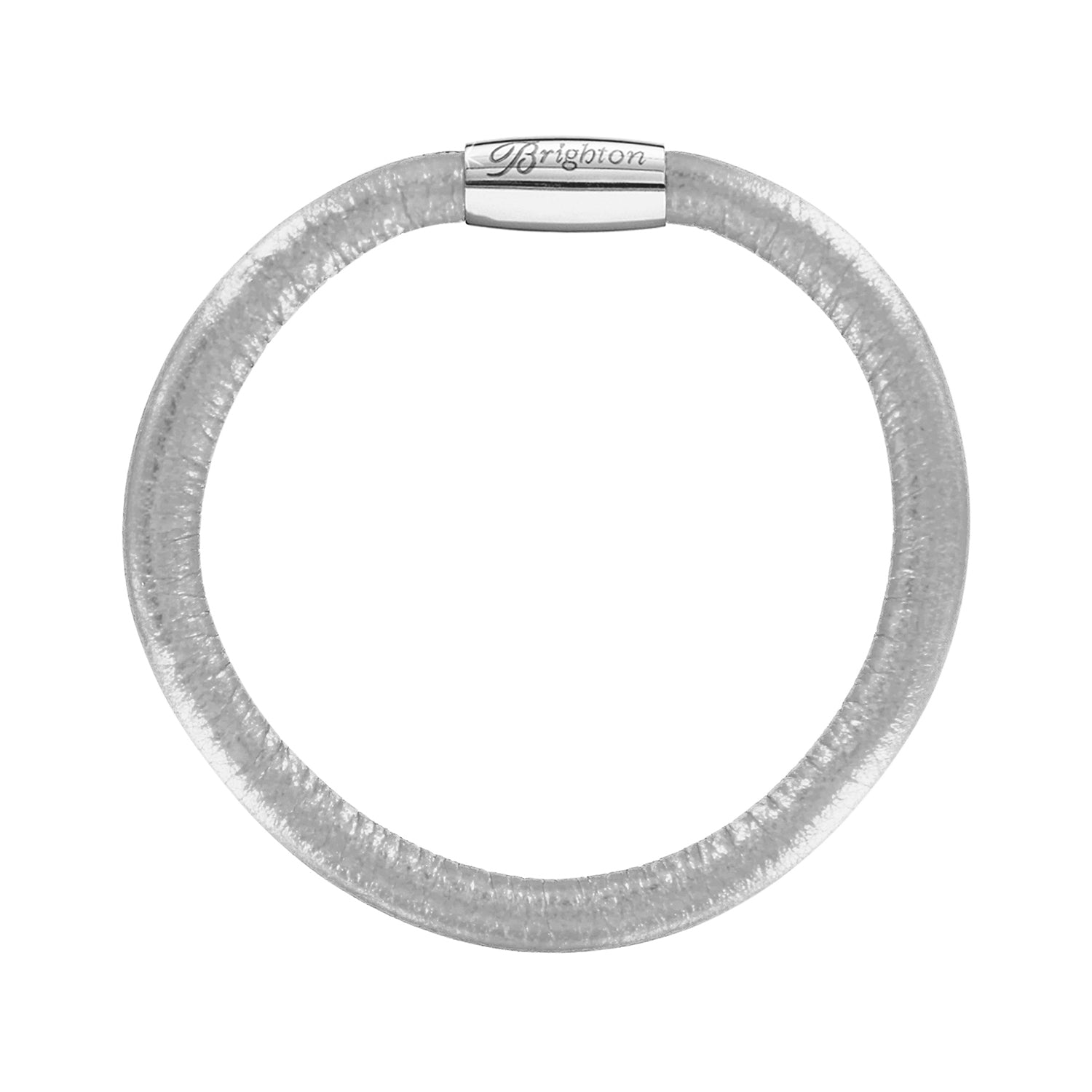 Brighton Woodstock Metallic Silver Single Bracelet - Juli's Wearable Art