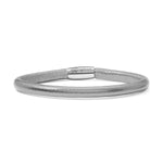 Brighton Woodstock Metallic Silver Single Bracelet - Juli's Wearable Art