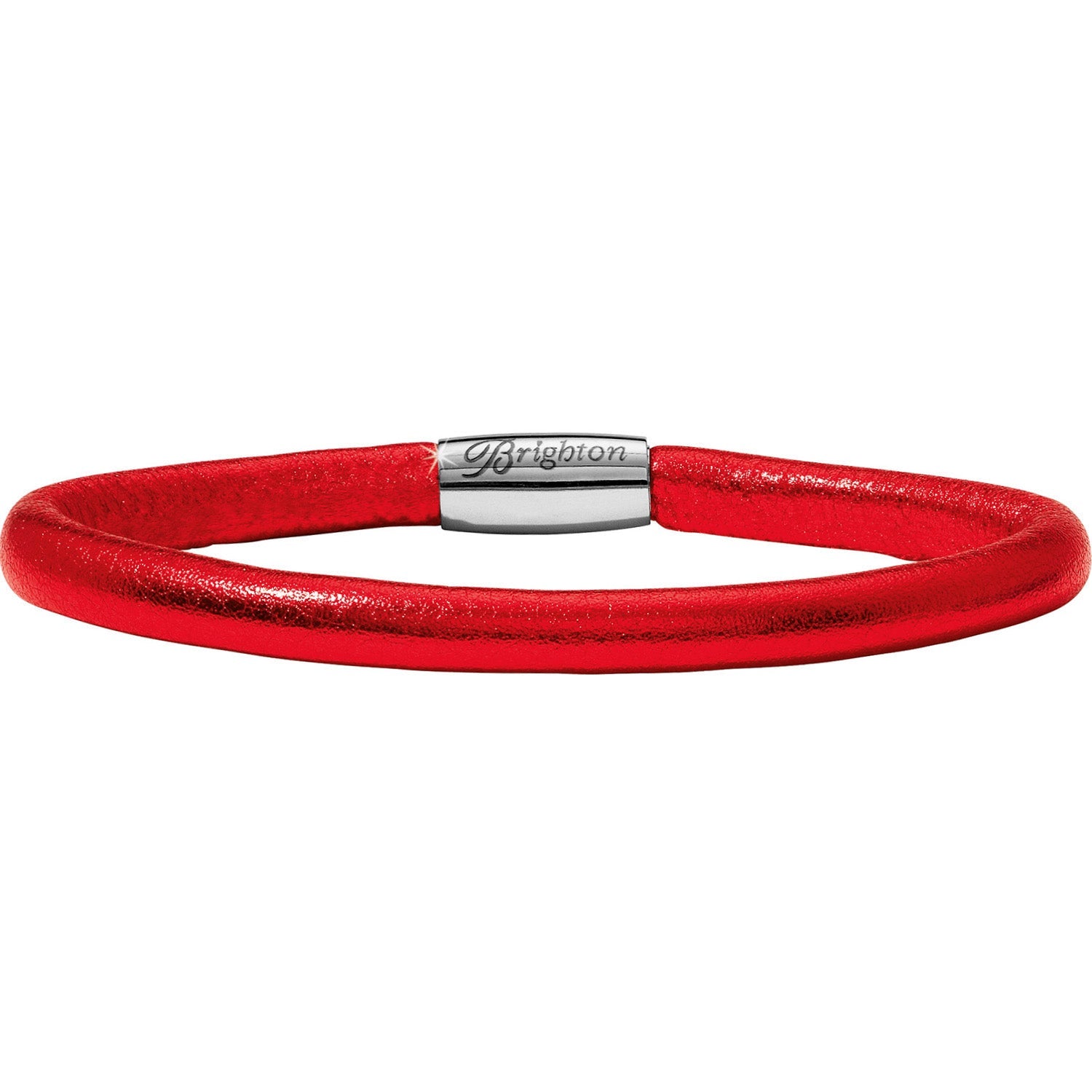 Brighton Woodstock Metallic Single Bracelet – Metallic Red