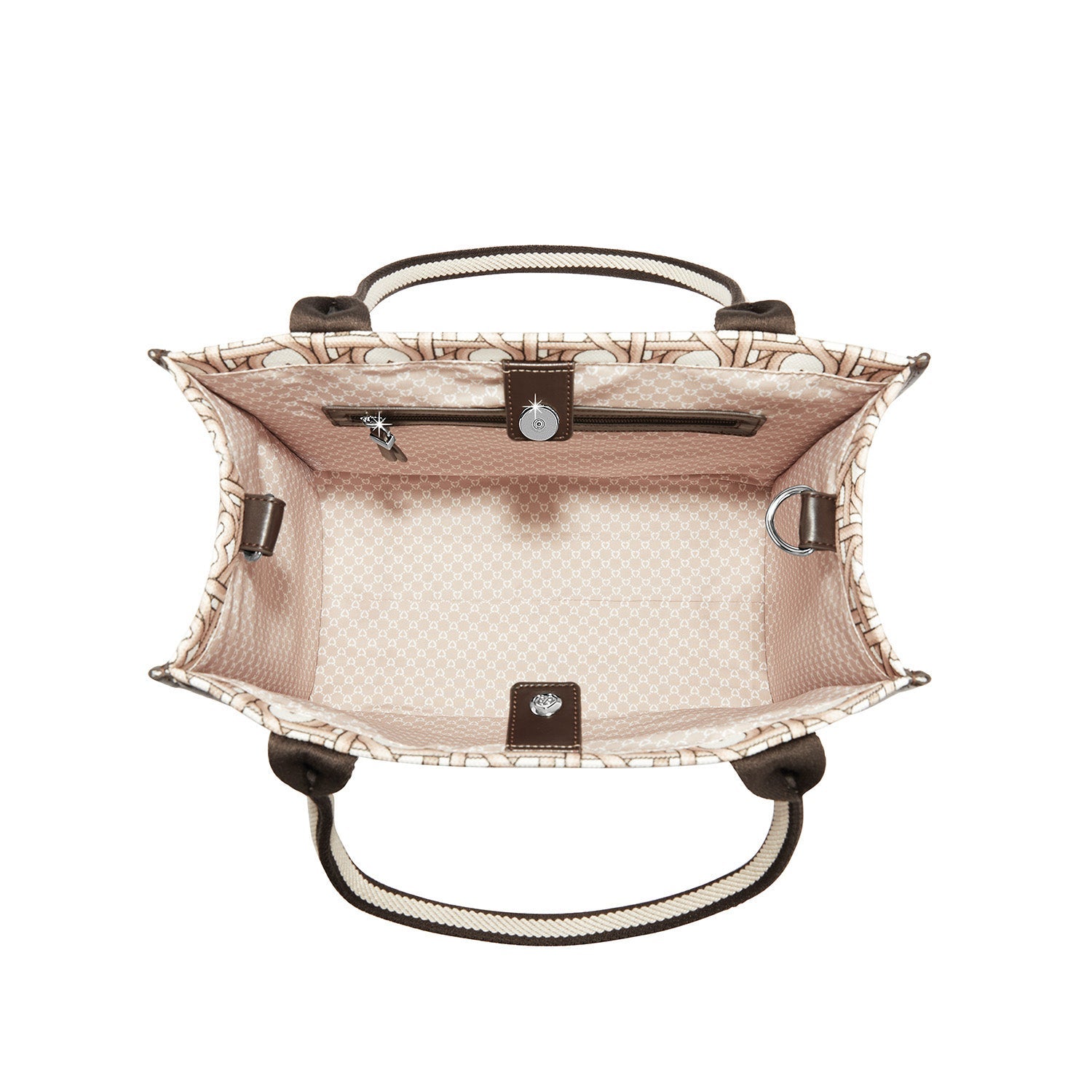 Brighton Woven Hearts Canvas Carry All - Juli's Wearable Art