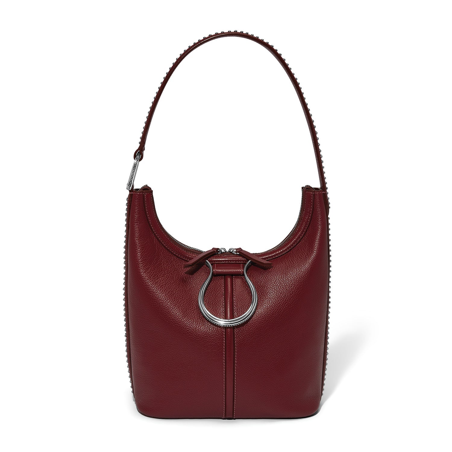 Brighton Wyatt Shoulderbag - Garnet - Juli's Wearable Art