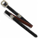 BrightonMarcus Two - Tone Reversible Belt | Black + Peanut - Juli's Wearable Art
