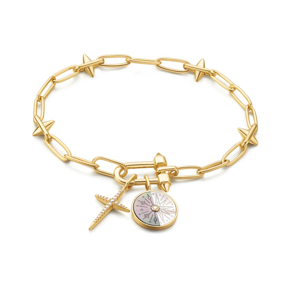 Ania Haie Pop Charms Gold Infinity Charm Bracelet