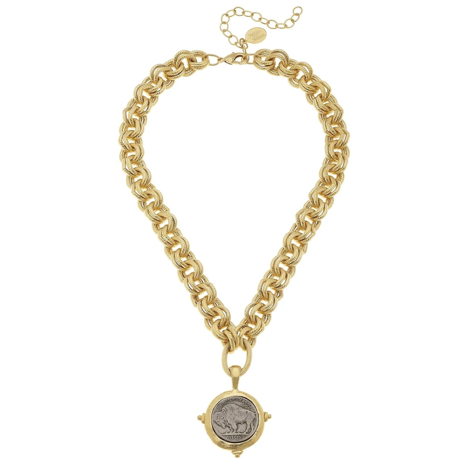 Buffalo Coin Necklace - Juli's Wearable Art