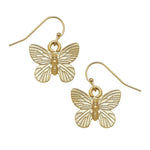 Butterfly Drop Earrings - Juli's Wearable Art