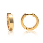 CAI Band Chunky Plain Huggie Hoop Earrings - Juli's Wearable Art