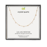 CAI Gold Satellite Gemstone Necklaces - Juli's Wearable Art