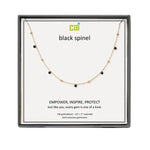CAI Gold Satellite Gemstone Necklaces - Juli's Wearable Art