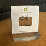 CAI Hoop Stud Earrings - Juli's Wearable Art