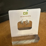 CAI Hoop Stud Earrings - Juli's Wearable Art
