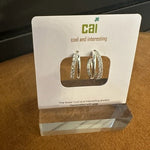 CAI Hoop Stud Earrings - Juli's Wearable Art