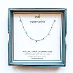 CAI Silver Satellite Gemstone Necklaces - Juli's Wearable Art